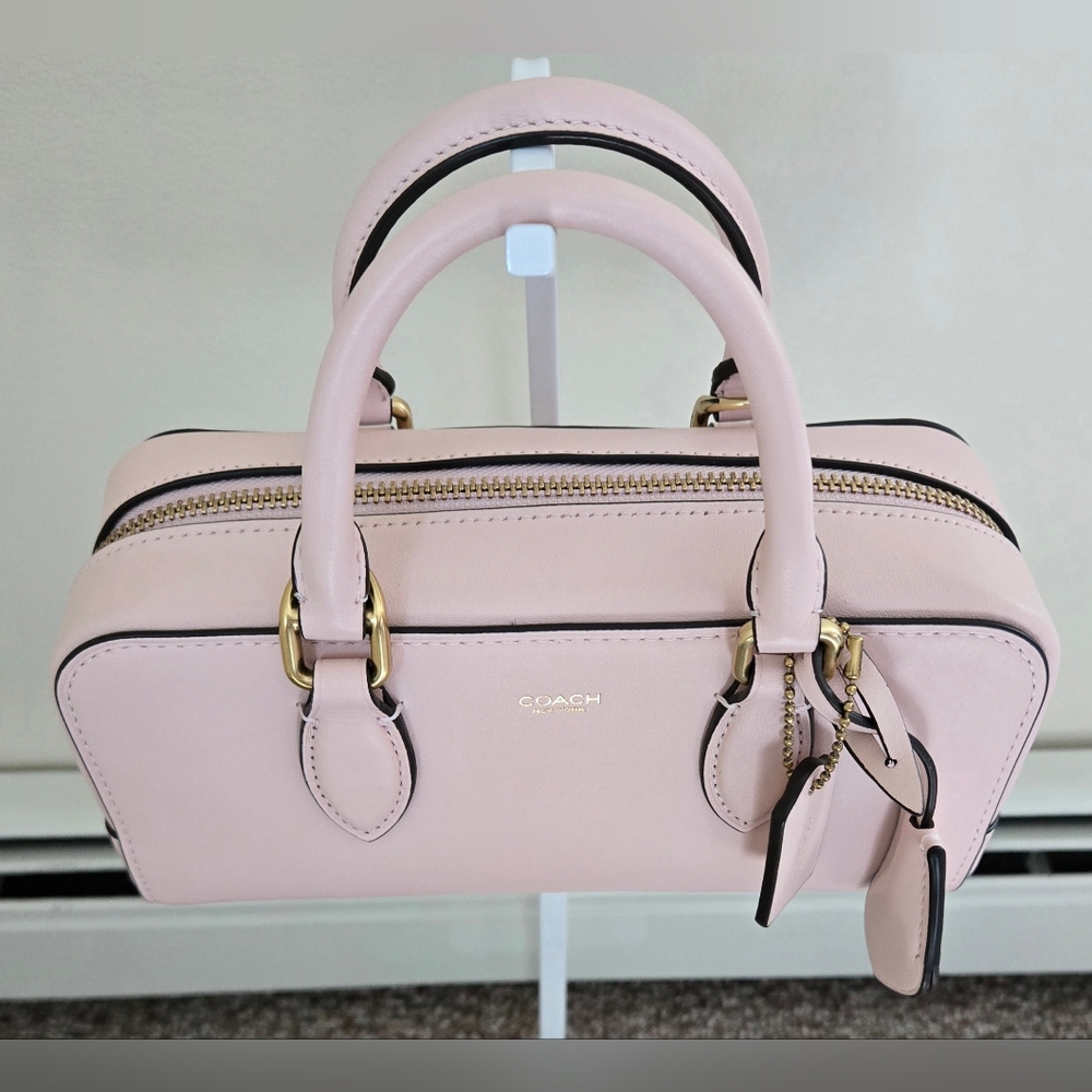 Coach Blush Bowery Satchel 22 - Picture 3 of 11